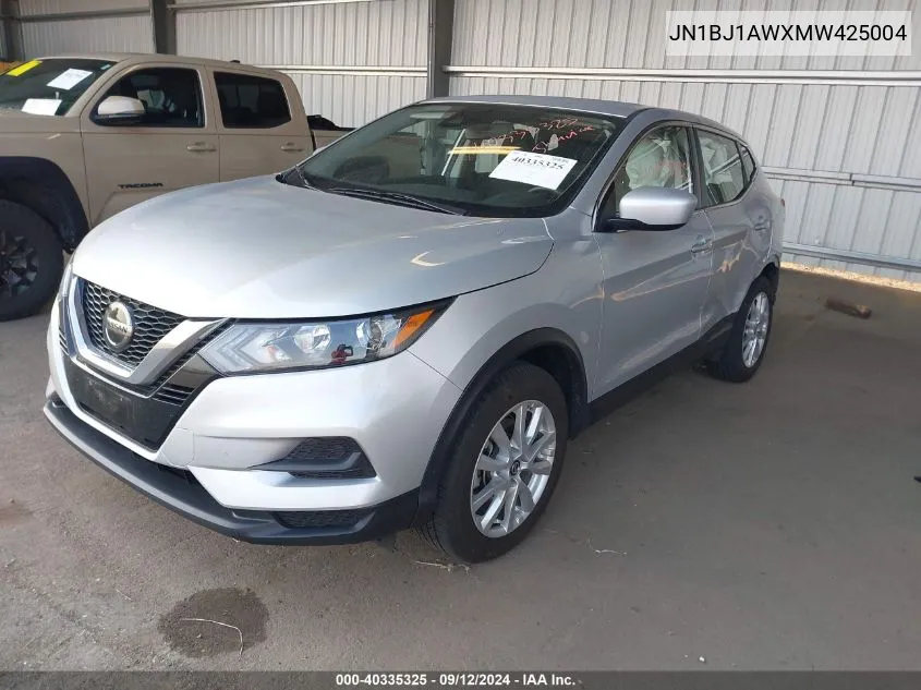 2021 Nissan Rogue Sport S VIN: JN1BJ1AWXMW425004 Lot: 40335325