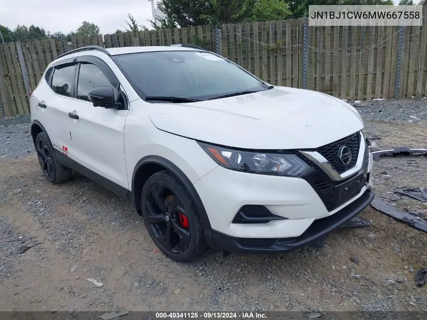 JN1BJ1CW6MW667558 2021 Nissan Rogue Sport Sl