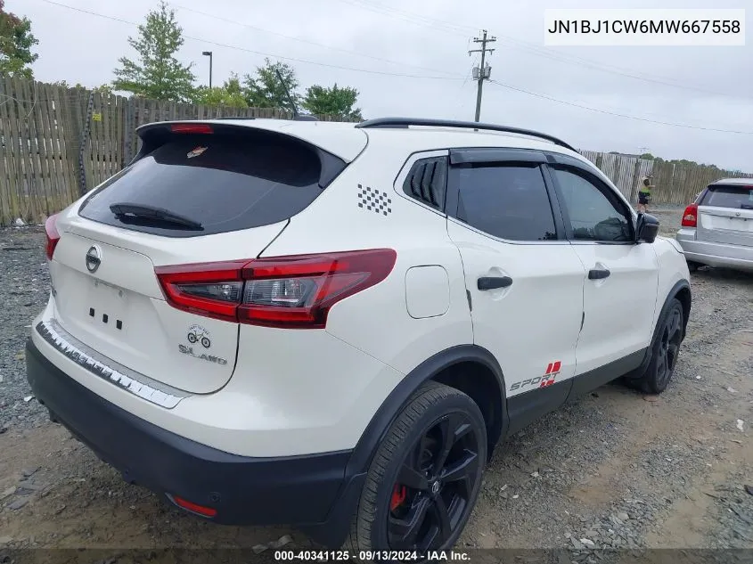 JN1BJ1CW6MW667558 2021 Nissan Rogue Sport Sl