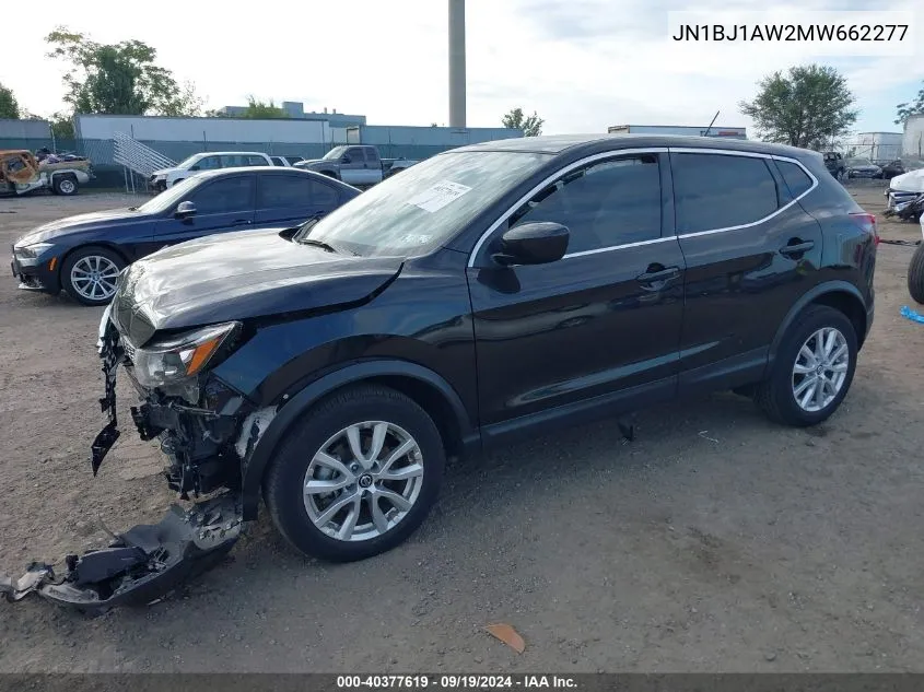 2021 Nissan Rogue Sport S Awd Xtronic Cvt VIN: JN1BJ1AW2MW662277 Lot: 40377619