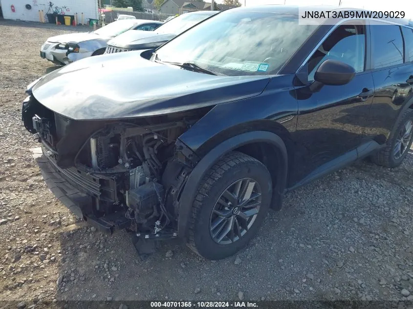 JN8AT3AB9MW209029 2021 Nissan Rogue S Intelligent Awd