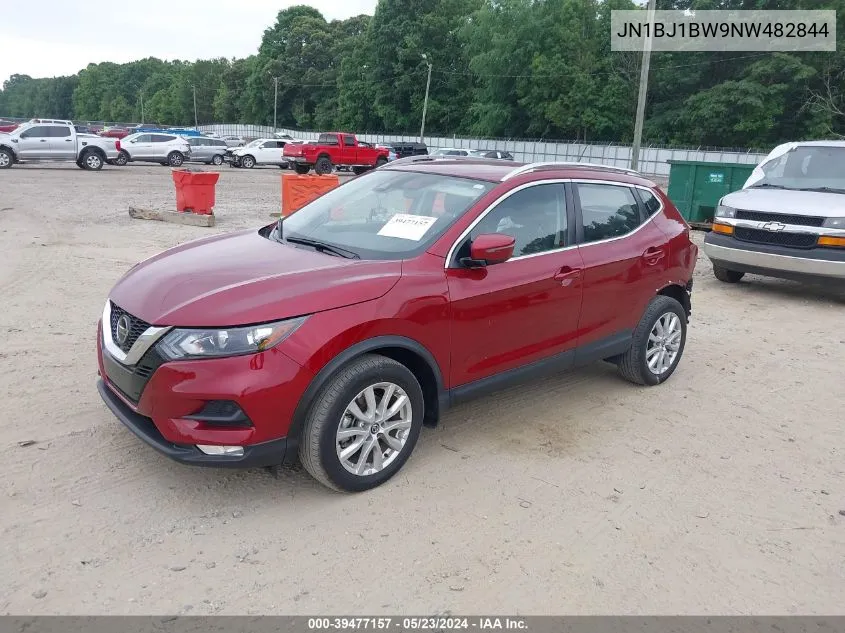 JN1BJ1BW9NW482844 2022 Nissan Rogue Sport Sv Awd Xtronic Cvt