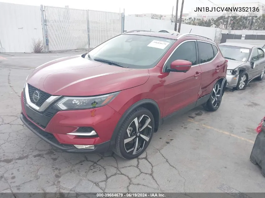 2022 Nissan Rogue Sport Sl Fwd Xtronic Cvt VIN: JN1BJ1CV4NW352136 Lot: 39684679