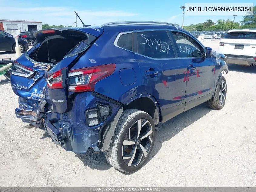 2022 Nissan Rogue Sport Sl Awd Xtronic Cvt VIN: JN1BJ1CW9NW485354 Lot: 39755285