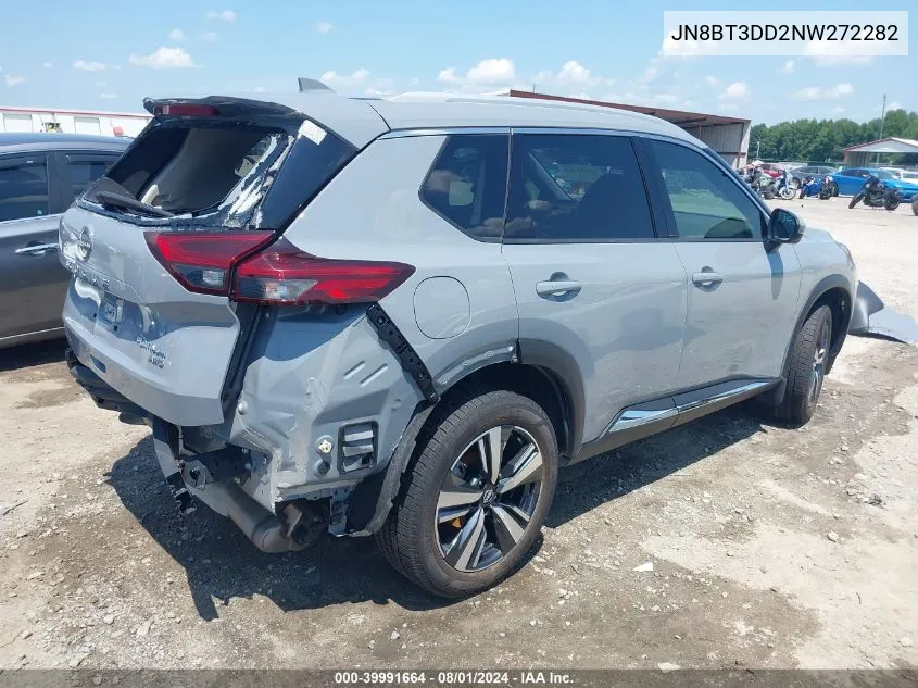 2022 Nissan Rogue Platinum Intelligent Awd VIN: JN8BT3DD2NW272282 Lot: 39991664