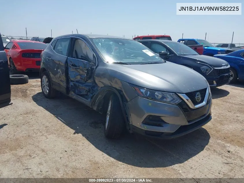 2022 Nissan Rogue Sport S Fwd Xtronic Cvt VIN: JN1BJ1AV9NW582225 Lot: 39992823