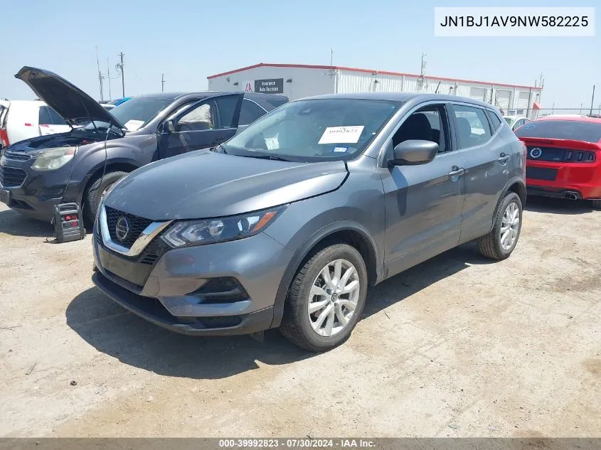 2022 Nissan Rogue Sport S Fwd Xtronic Cvt VIN: JN1BJ1AV9NW582225 Lot: 39992823