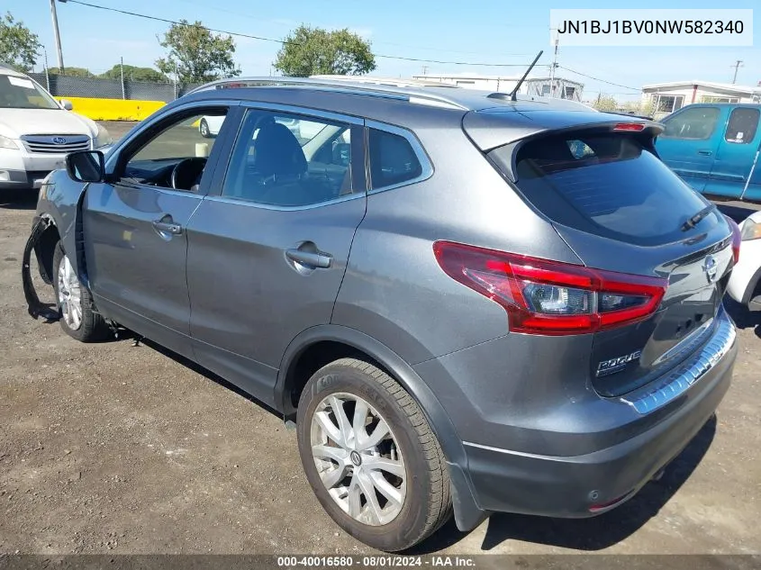 2022 Nissan Rogue Sport Sv Fwd Xtronic Cvt VIN: JN1BJ1BV0NW582340 Lot: 40016580