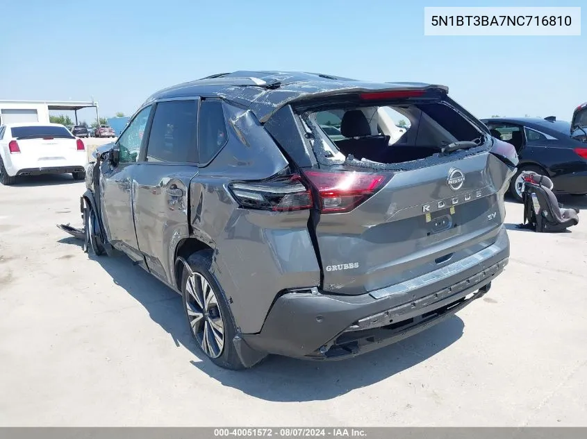 5N1BT3BA7NC716810 2022 Nissan Rogue Sv Fwd