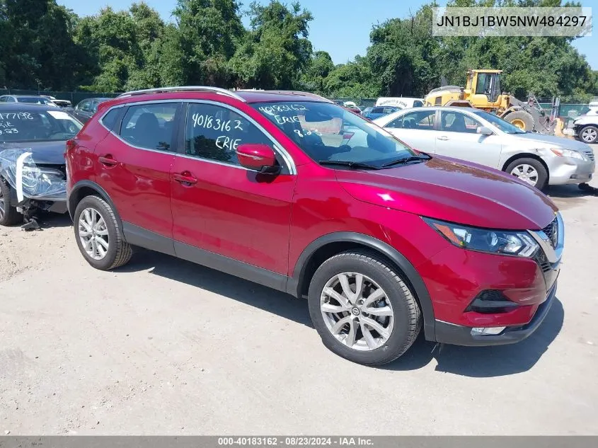 2022 Nissan Rogue Sport Sv Awd Xtronic Cvt VIN: JN1BJ1BW5NW484297 Lot: 40183162