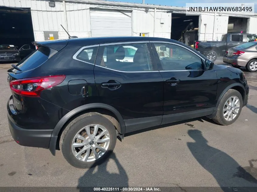 2022 Nissan Rogue Sport S Awd Xtronic Cvt VIN: JN1BJ1AW5NW683495 Lot: 40225111