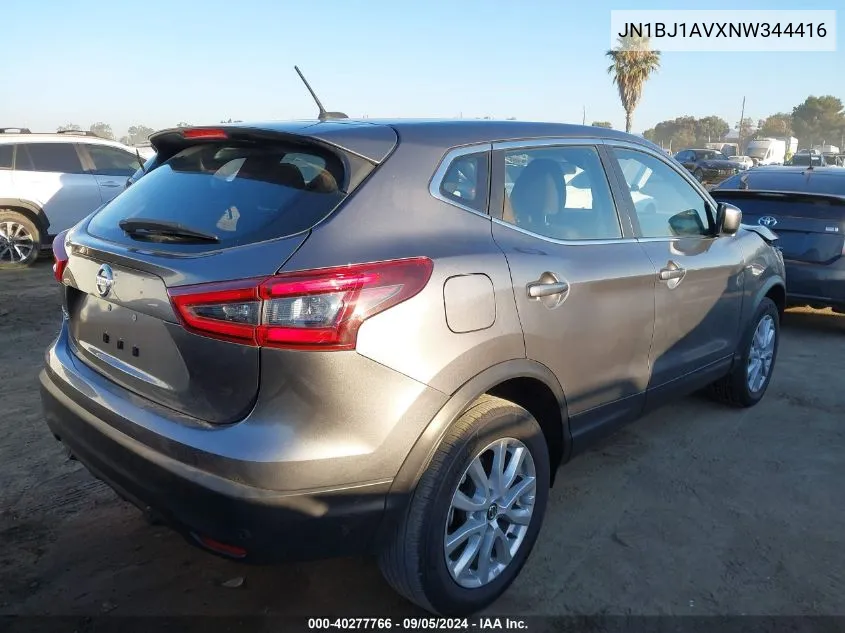 JN1BJ1AVXNW344416 2022 Nissan Rogue Sport S Fwd Xtronic Cvt