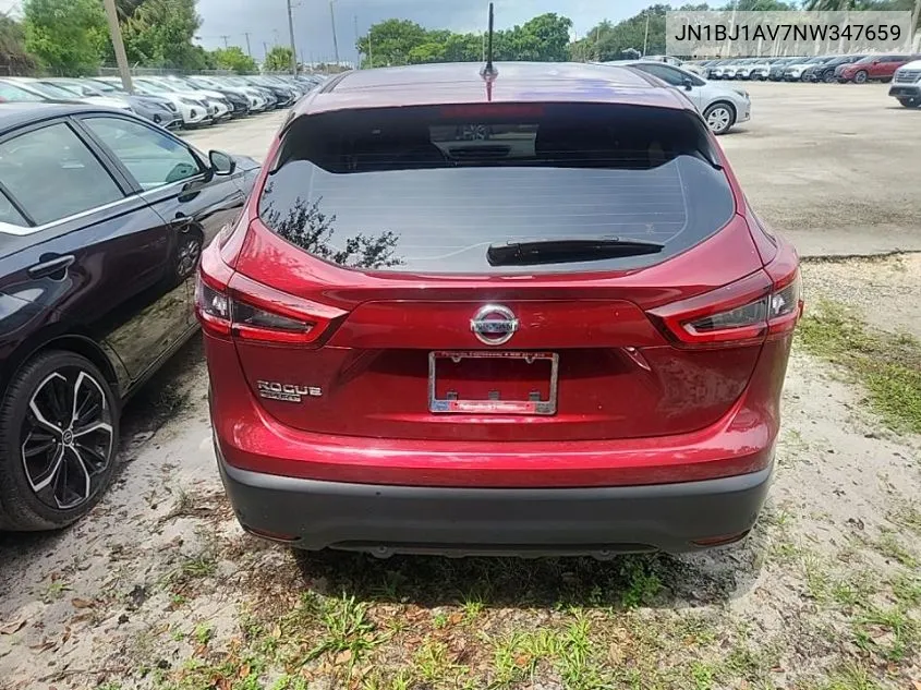 2022 Nissan Rogue Sport S VIN: JN1BJ1AV7NW347659 Lot: 40304532