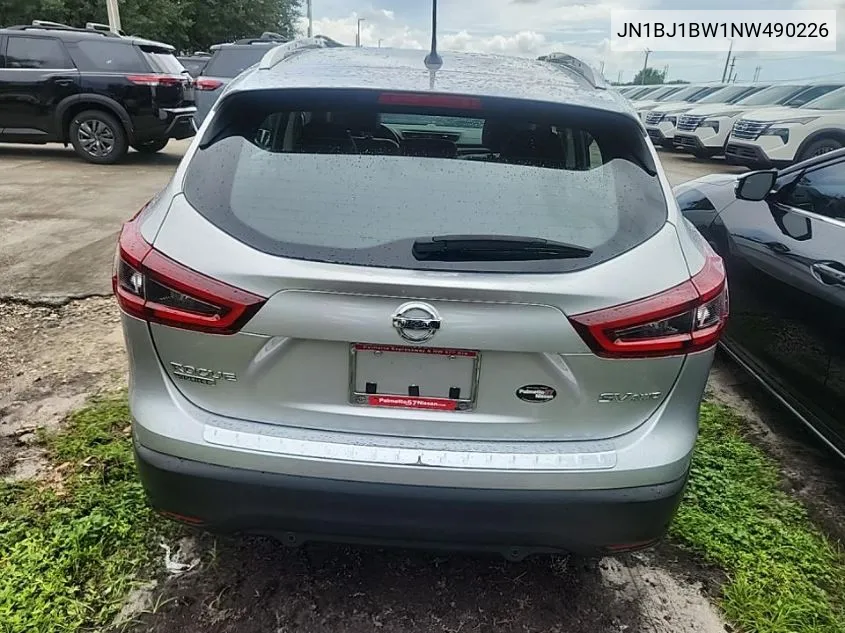 2022 Nissan Rogue Sport Sv VIN: JN1BJ1BW1NW490226 Lot: 40304533