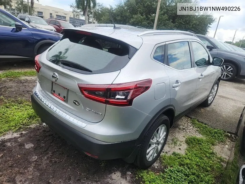 2022 Nissan Rogue Sport Sv VIN: JN1BJ1BW1NW490226 Lot: 40304533