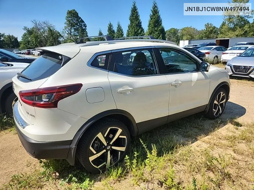 2022 Nissan Rogue Sport Sl VIN: JN1BJ1CW8NW497494 Lot: 40304580