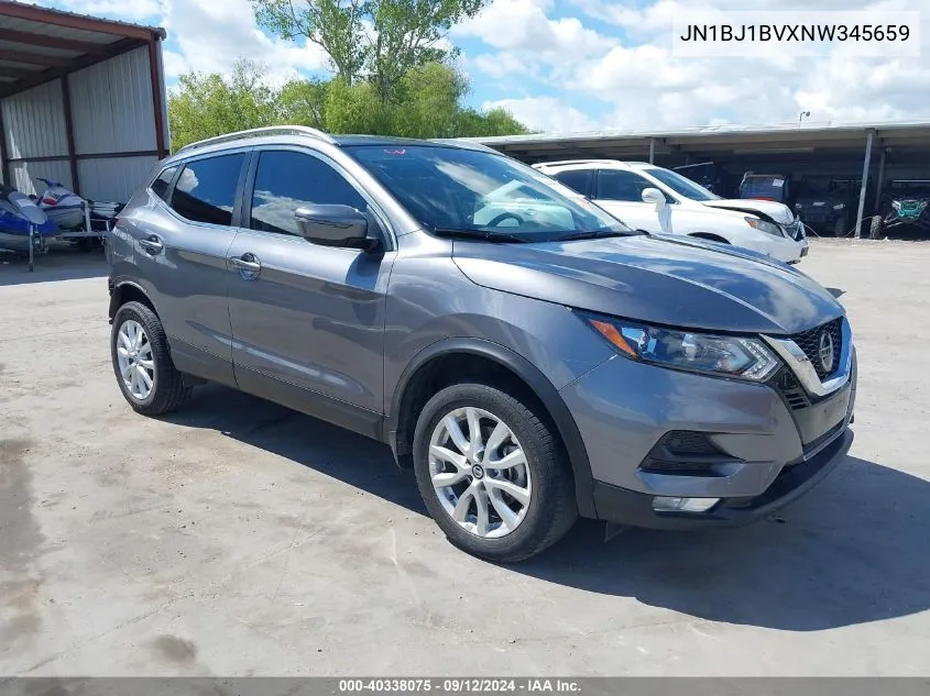 2022 Nissan Rogue Sport Sv Fwd Xtronic Cvt VIN: JN1BJ1BVXNW345659 Lot: 40338075