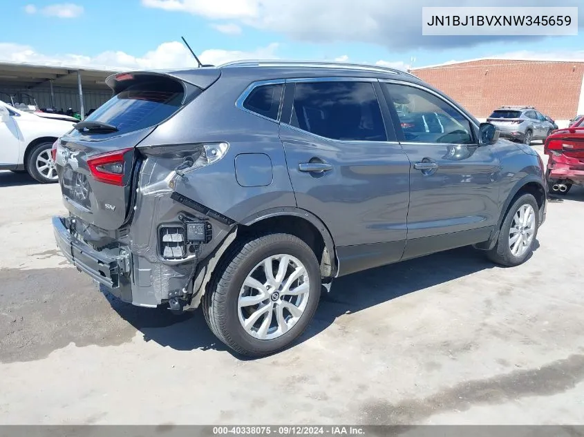 JN1BJ1BVXNW345659 2022 Nissan Rogue Sport Sv Fwd Xtronic Cvt