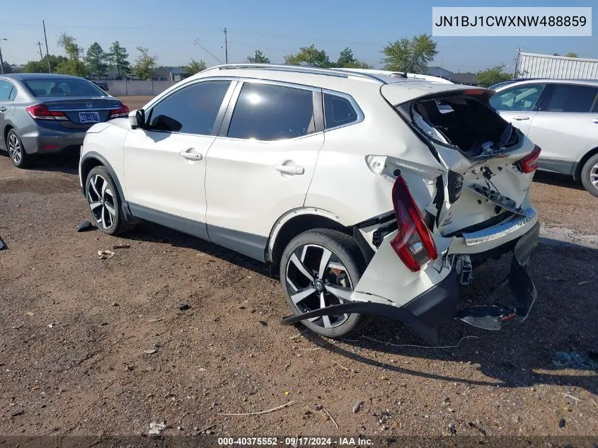 2022 Nissan Rogue Sport Sl Awd Xtronic Cvt VIN: JN1BJ1CWXNW488859 Lot: 40375552