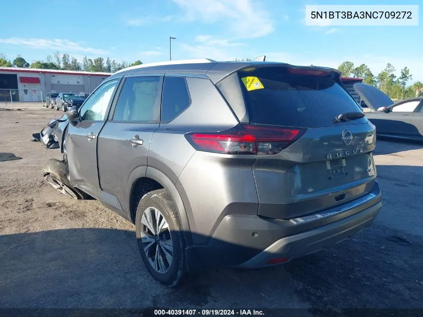 5N1BT3BA3NC709272 2022 Nissan Rogue Sv Fwd