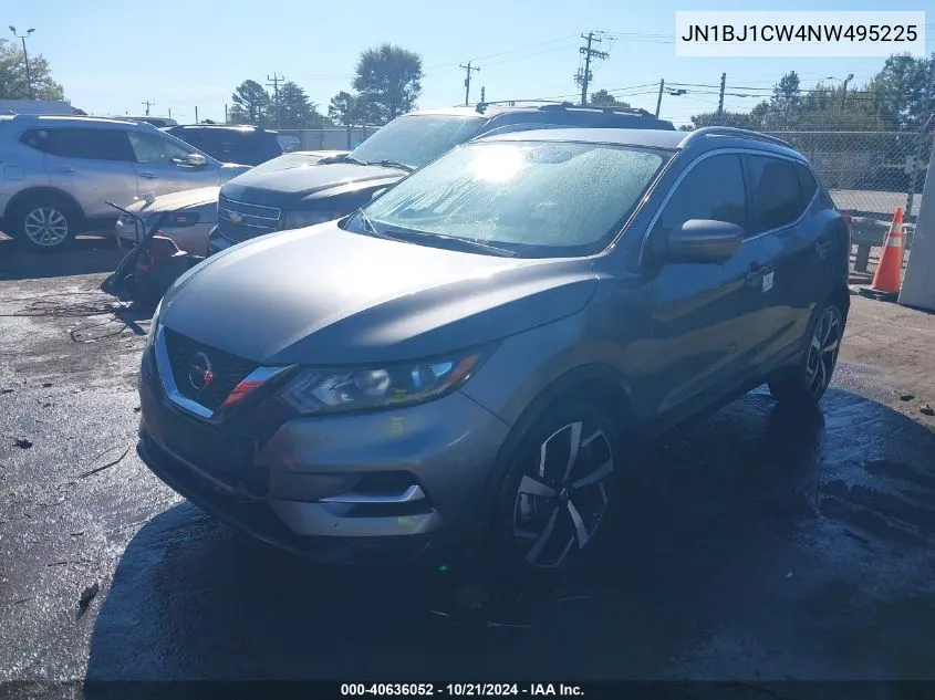 2022 Nissan Rogue Sport Sl Awd Xtronic Cvt VIN: JN1BJ1CW4NW495225 Lot: 40636052