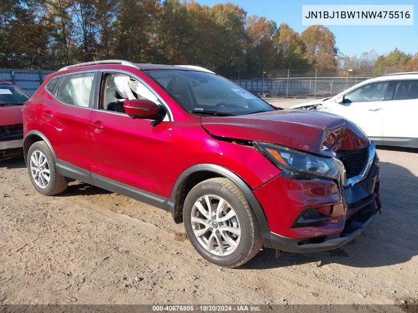 2022 Nissan Rogue Sport Sv Awd Xtronic Cvt VIN: JN1BJ1BW1NW475516 Lot: 40676805