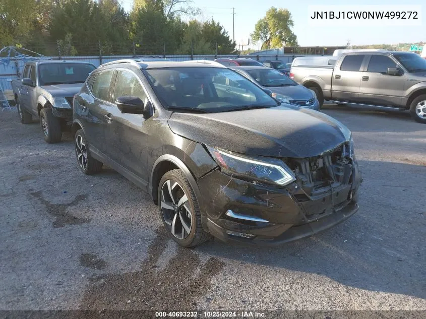 2022 Nissan Rogue Sport Sl Awd Xtronic Cvt VIN: JN1BJ1CW0NW499272 Lot: 40693232