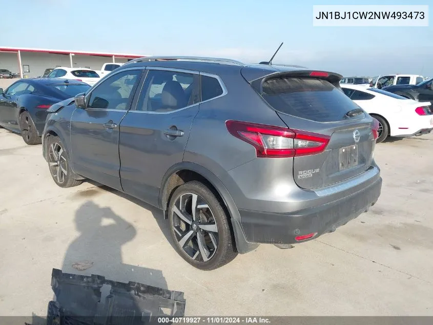 2022 Nissan Rogue Sport Sl Awd Xtronic Cvt VIN: JN1BJ1CW2NW493473 Lot: 40719927