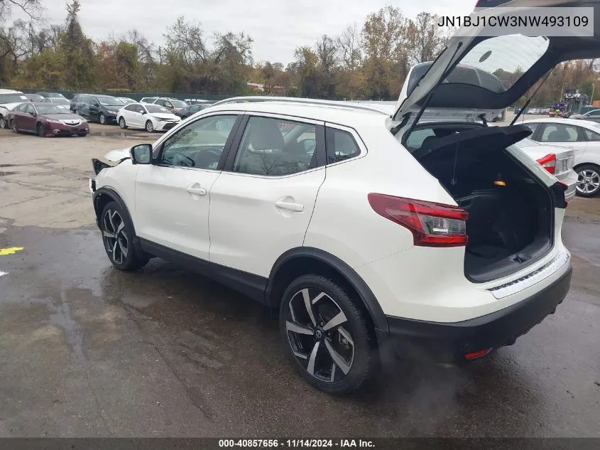 2022 Nissan Rogue Sport Sl Awd Xtronic Cvt VIN: JN1BJ1CW3NW493109 Lot: 40857656