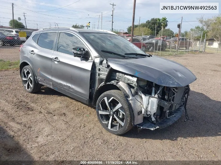 2022 Nissan Rogue Sport Sl Awd Xtronic Cvt VIN: JN1BJ1CW9NW492563 Lot: 40889886