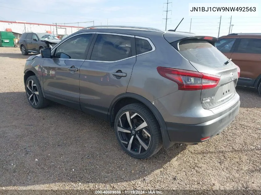 2022 Nissan Rogue Sport Sl Awd Xtronic Cvt VIN: JN1BJ1CW9NW492563 Lot: 40889886