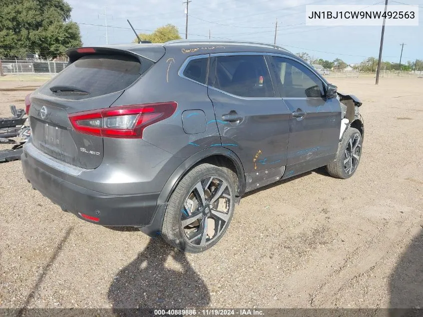 2022 Nissan Rogue Sport Sl Awd Xtronic Cvt VIN: JN1BJ1CW9NW492563 Lot: 40889886