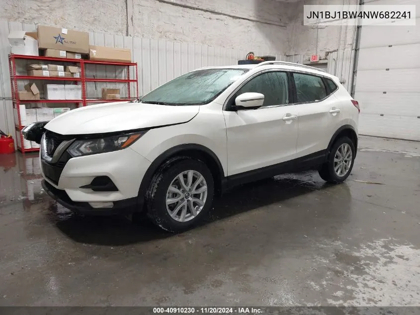 2022 Nissan Rogue Sport Sv Awd Xtronic Cvt VIN: JN1BJ1BW4NW682241 Lot: 40910230