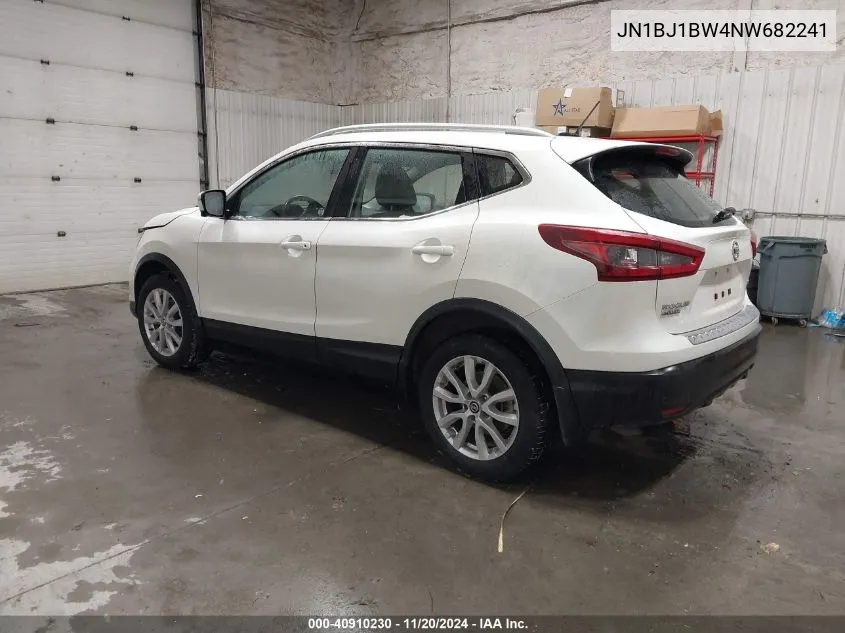 2022 Nissan Rogue Sport Sv Awd Xtronic Cvt VIN: JN1BJ1BW4NW682241 Lot: 40910230