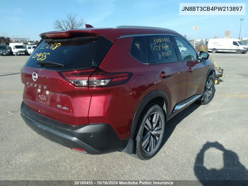 2023 Nissan Rogue Sl VIN: JN8BT3CB4PW213897 Lot: 20180455