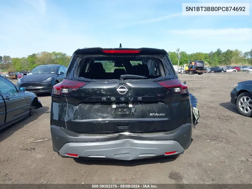 2023 Nissan Rogue Sv Intelligent Awd VIN: 5N1BT3BB0PC874692 Lot: 39352370