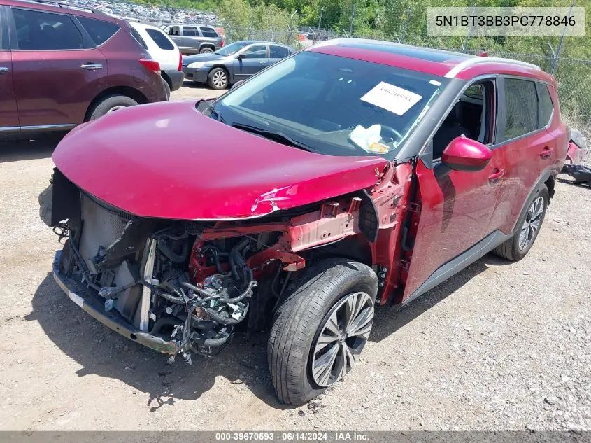 2023 Nissan Rogue Sv Intelligent Awd VIN: 5N1BT3BB3PC778846 Lot: 39670593