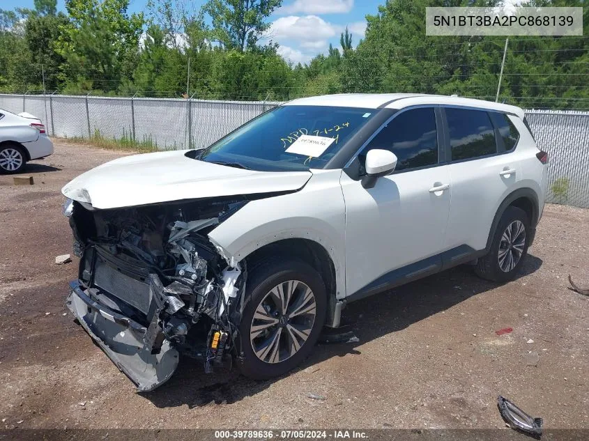 2023 Nissan Rogue Sv Fwd VIN: 5N1BT3BA2PC868139 Lot: 39789636