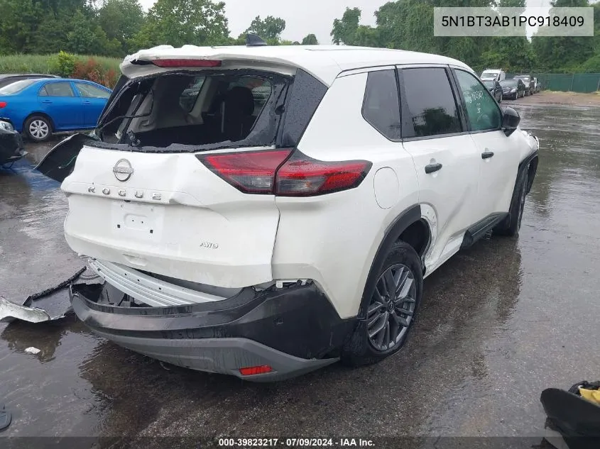 2023 Nissan Rogue S Intelligent Awd VIN: 5N1BT3AB1PC918409 Lot: 39823217