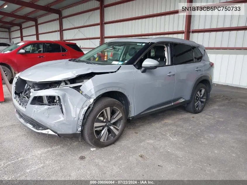 2023 Nissan Rogue Sl Intelligent Awd VIN: 5N1BT3CB6PC750733 Lot: 39856064