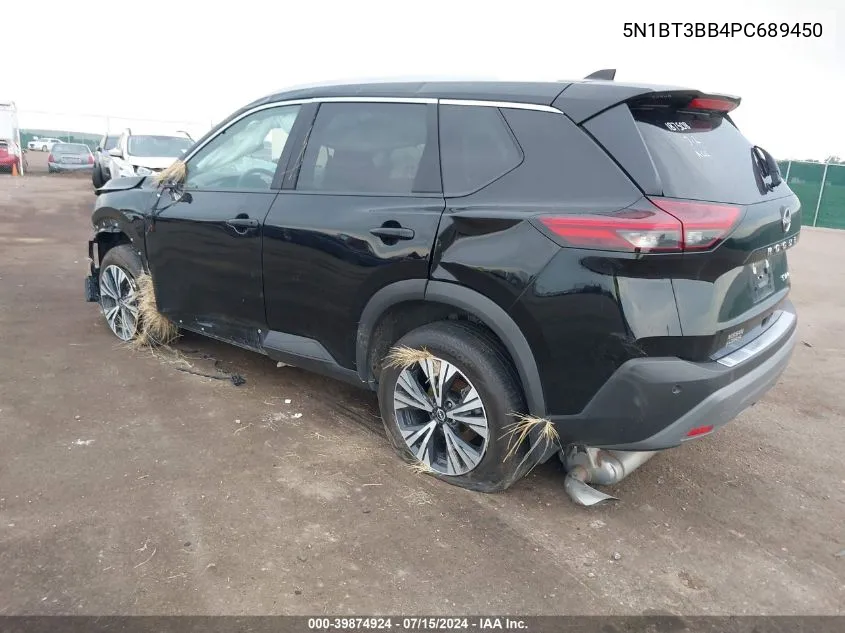 2023 Nissan Rogue Sv Intelligent Awd VIN: 5N1BT3BB4PC689450 Lot: 39874924