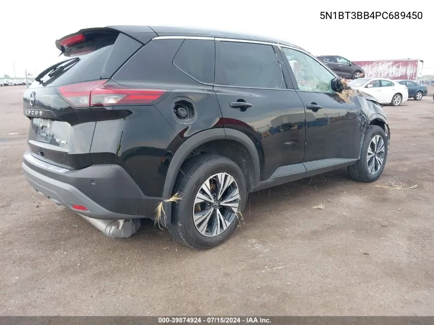 2023 Nissan Rogue Sv Intelligent Awd VIN: 5N1BT3BB4PC689450 Lot: 39874924