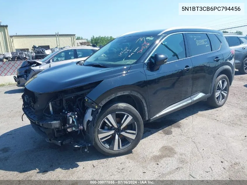 2023 Nissan Rogue Sl Intelligent Awd VIN: 5N1BT3CB6PC794456 Lot: 39877855