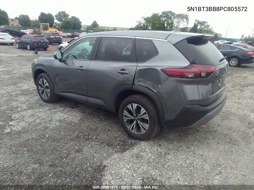 2023 Nissan Rogue Sv Intelligent Awd VIN: 5N1BT3BB8PC805572 Lot: 39991575