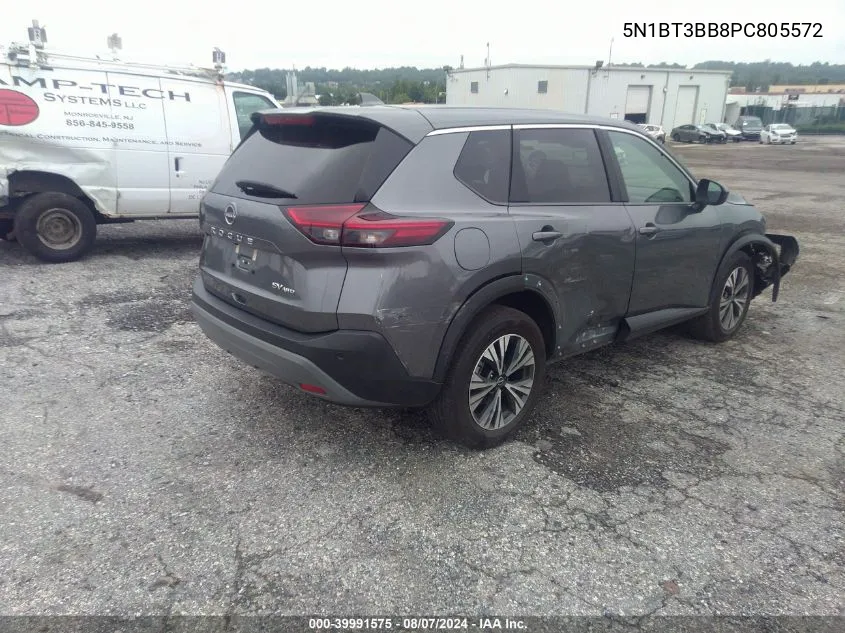 2023 Nissan Rogue Sv Intelligent Awd VIN: 5N1BT3BB8PC805572 Lot: 39991575