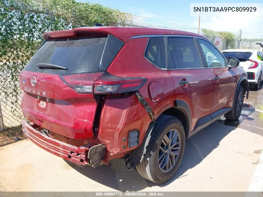 2023 Nissan Rogue S Fwd VIN: 5N1BT3AA9PC809929 Lot: 39995772