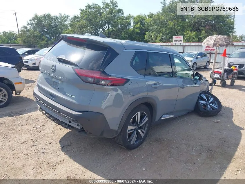 2023 Nissan Rogue Sl Intelligent Awd VIN: 5N1BT3CB9PC789686 Lot: 39998903