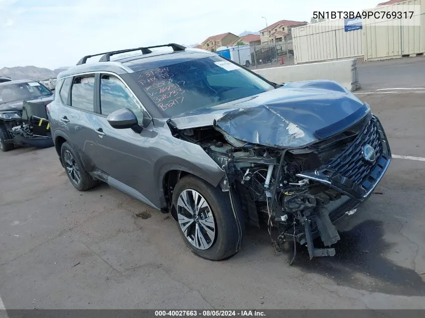 2023 Nissan Rogue Sv Fwd VIN: 5N1BT3BA9PC769317 Lot: 40027663