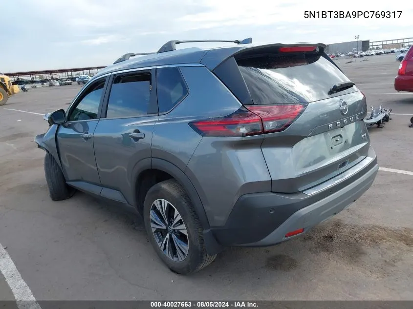 2023 Nissan Rogue Sv Fwd VIN: 5N1BT3BA9PC769317 Lot: 40027663