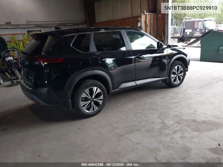 2023 Nissan Rogue Sv Intelligent Awd VIN: 5N1BT3BB8PC929910 Lot: 40043296